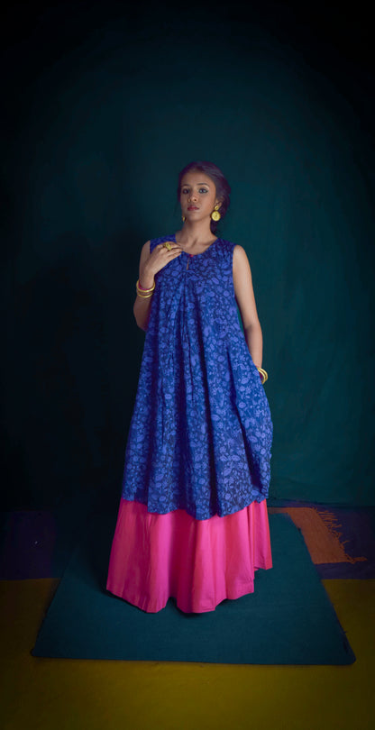 Tarini Kurta - Royal Blue TheKefiHouse