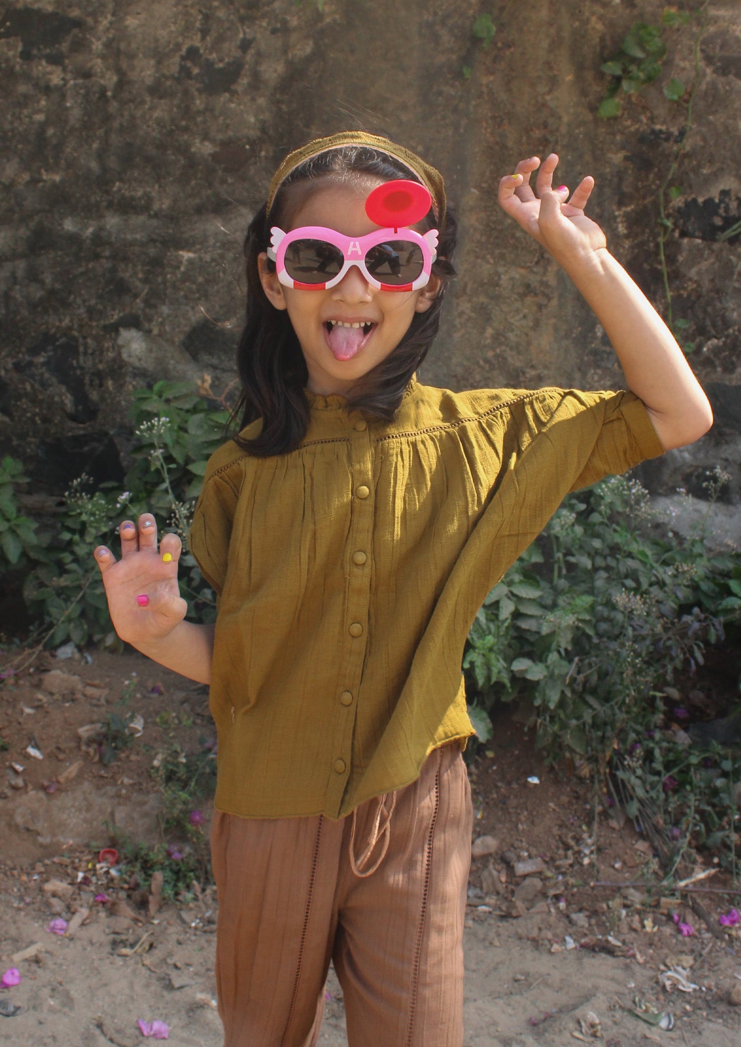 Kefi Wings top - Olive TheKefiHouse