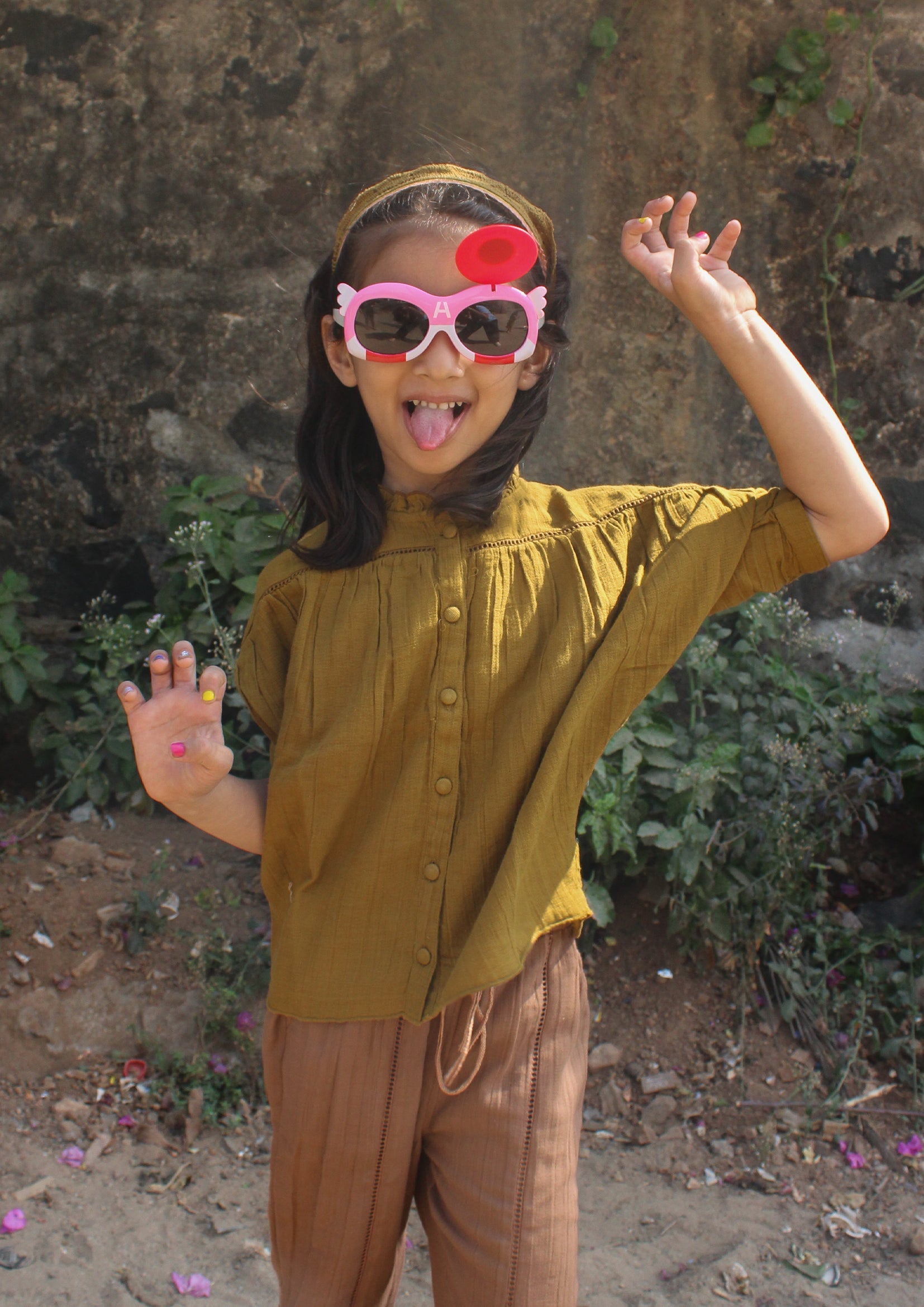 Kefi Wings top - Olive TheKefiHouse