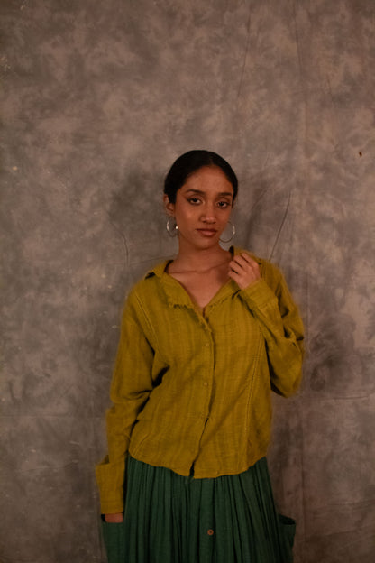 Aakar Shirt - Golden rods TheKefiHouse