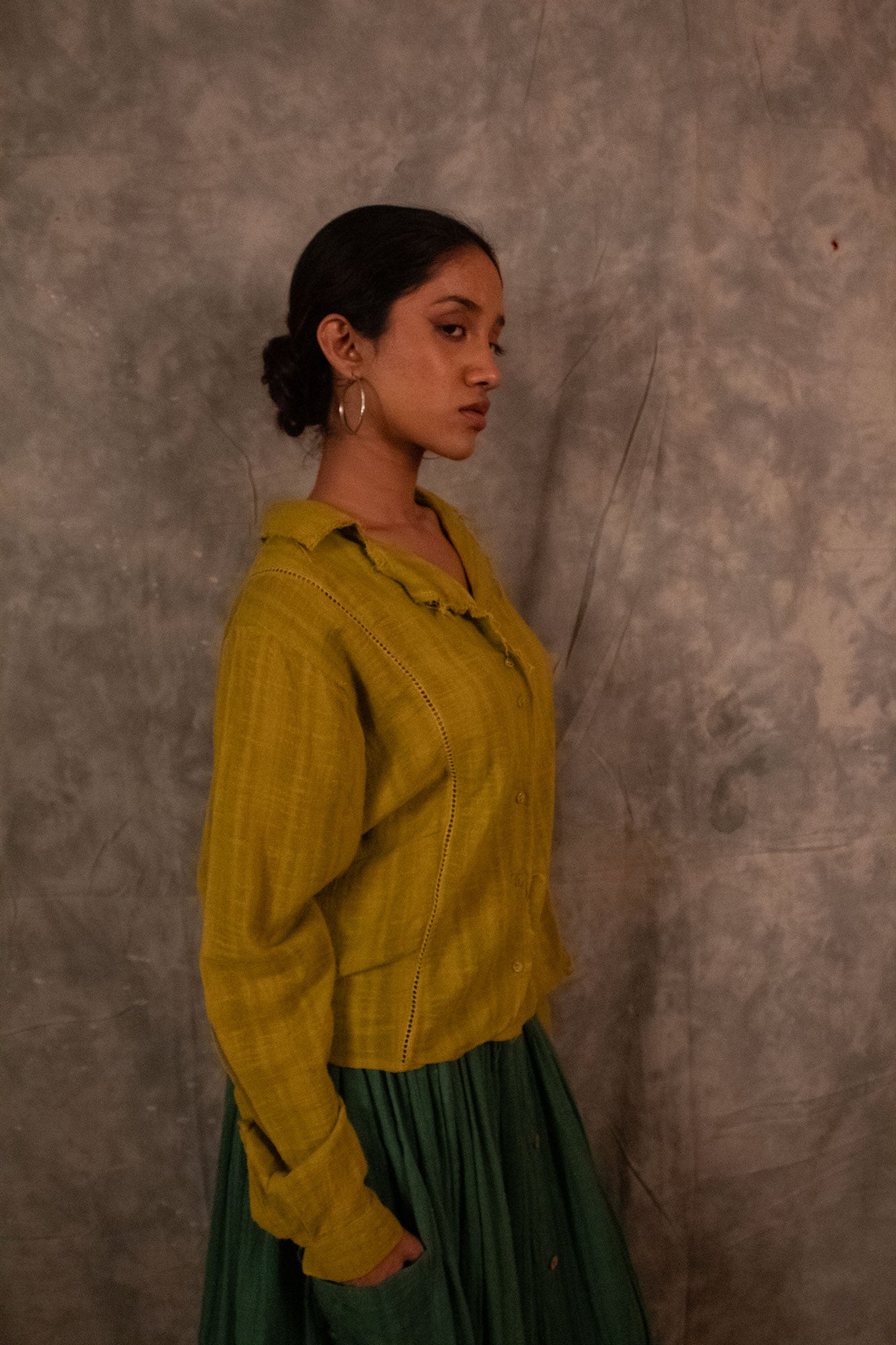 Aakar Shirt - Golden rods TheKefiHouse
