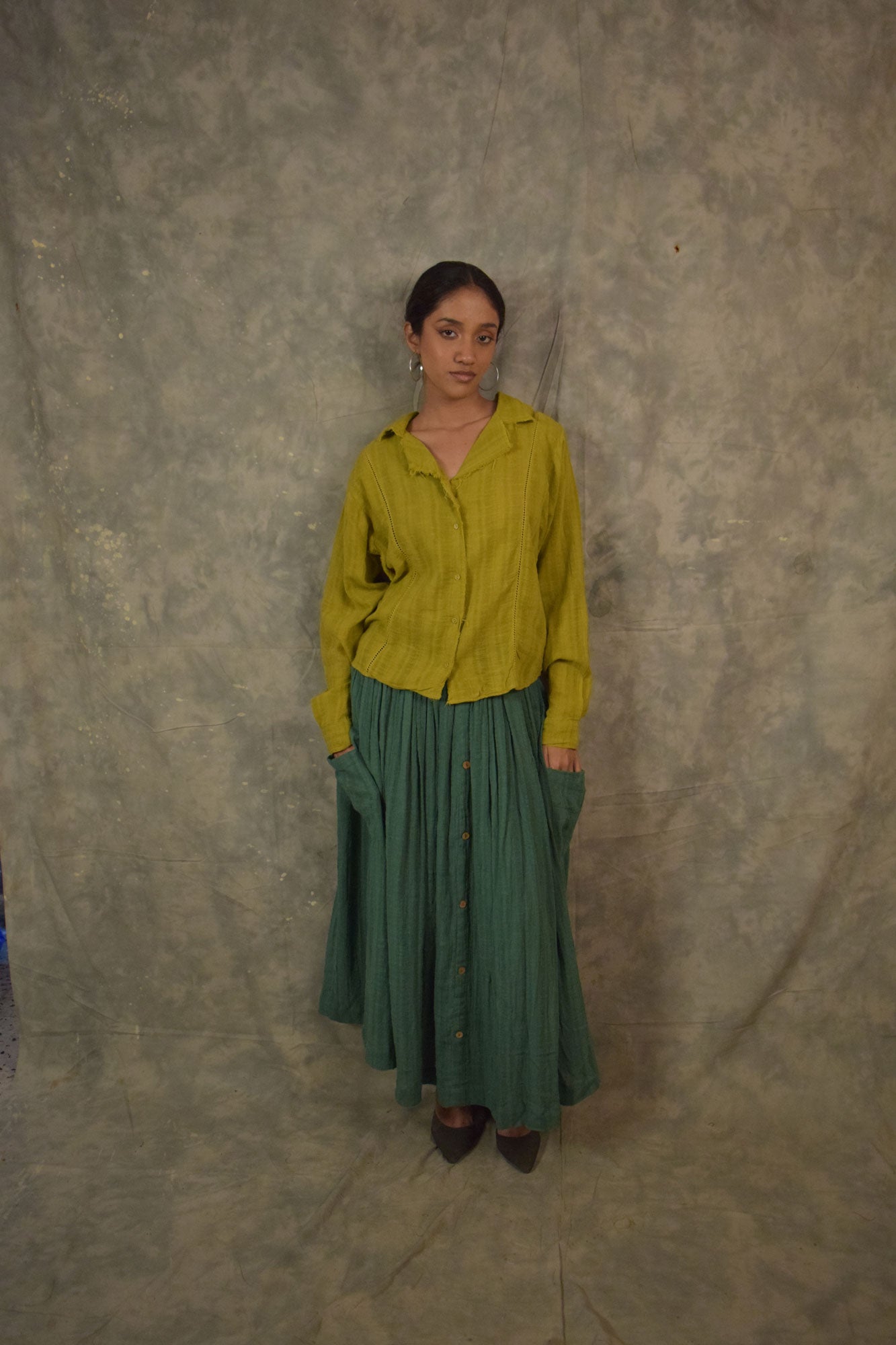 Aakar Shirt - Golden rods TheKefiHouse